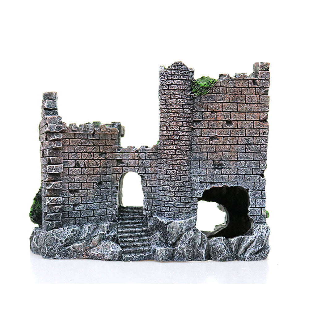Aquarium fish tank decoration : resin castle